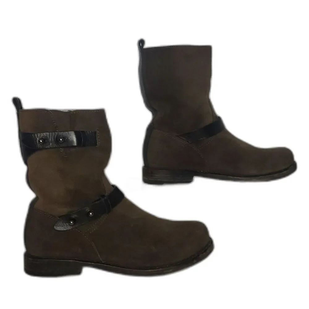 rag & bone Brown Suede Ankle Boots Size 37